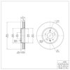 E-Line Blank Brake Rotor, 2009-2011 GM, Position: Front - image 4