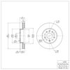 E-Line Blank Brake Rotor, 2014-2020 GM, Position: Front - image 2