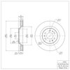 E-Line Blank Brake Rotor, 2004-2009 GM, Position: Front - image 3