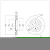 E-Line Blank Brake Rotor, Fits Select GM, Position: Rear - image 1
