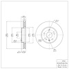 E-Line Blank Brake Rotor, Fits Select GM, Position: Front - image 1