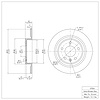 E-Line Blank Brake Rotor, 2011-2019 GM, Position: Rear - image 1