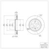 E-Line Blank Brake Rotor, 2014-2019 GM, Position: Rear - image 2