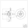 E-Line Blank Brake Rotor, 1977-1995 GM, Position: Front - image 3