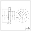 E-Line Blank Brake Rotor, 1999-2020 GM, Position: Front - image 1