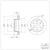 E-Line Blank Brake Rotor, 2000-2014 GM, Position: Rear - image 1