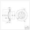 E-Line Blank Brake Rotor, 2007-2017 GM, Position: Front - image 1