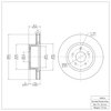 E-Line Blank Brake Rotor, 2005-2006 GM, Position: Front - image 2