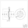 E-Line Blank Brake Rotor, 2004-2012 GM, Position: Front - image 4