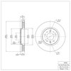 E-Line Blank Brake Rotor, 2006-2010 GM, Position: Front - image 4