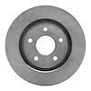 E-Line Blank Brake Rotor, 1990-1992 Ford/Lincoln/Mercury/Mazda, Position: Rear - image 1