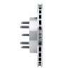 E-Line Blank Brake Rotor, 1983-1992 Ford/Lincoln/Mercury/Mazda, Position: Front - image 4
