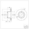 E-Line Blank Rotor, 1988-1998 Ford/Lincoln/Mercury/Mazda, Position: Front & Rear - image 1