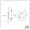 E-Line Blank Rotor, 1988-2019 Ford/Lincoln/Mercury/Mazda, Position: Front & Rear - image 1