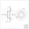 E-Line Blank Rotor, 1999-2015 Ford/Lincoln/Mercury/Mazda, Position: Rear - image 2