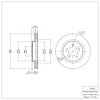 E-Line Blank Brake Rotor, 2006-2010 Ford/Lincoln/Mercury/Mazda, Position: Front - image 1