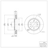 E-Line Blank Brake Rotor, 2007-2021 Ford/Lincoln/Mercury/Mazda, Position: Front - image 1