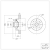 E-Line Blank Brake Rotor, Fits Select Ford/Lincoln/Mercury/Mazda, Position: Front - image 1