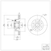 E-Line Blank Brake Rotor, Fits Select Ford/Lincoln/Mercury/Mazda, Position: Front - image 1