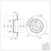 E-Line Blank Brake Rotor, 2001-2003 Acura/Honda, Position: Rear - image 4