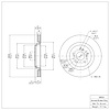 E-Line Blank Brake Rotor, 2014-2020 Acura/Honda, Position: Front - image 1