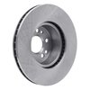 E-Line Blank Brake Rotor, 1991-1999 Mercedes-Benz, Position: Front - image 2