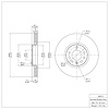 E-Line Blank Brake Rotor, 1999-2010 GM, Position: Front - image 1