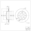 E-Line Blank Brake Rotor, 1989-1996 Infiniti/Nissan, Position: Front - image 1