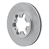 E-Line Blank Brake Rotor, 1985-2012 Infiniti/Nissan, Position: Front - image 1