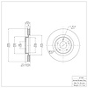 E-Line Blank Brake Rotor, Fits Select Infiniti/Nissan, Position: Front - image 1