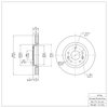 E-Line Blank Brake Rotor, Fits Select Fits Multiple Makes/Models, Position: Front - image 2