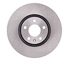 E-Line Blank Brake Rotor, 2005-2011 Audi/Porsche/Volkswagen, Position: Front - image 1
