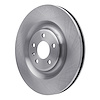E-Line Blank Brake Rotor, Fits Select Audi/Porsche/Volkswagen, Position: Rear