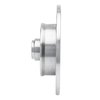 E-Line Blank Brake Rotor, 1992-1998 Audi/Porsche/Volkswagen, Position: Rear - image 2