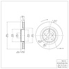 E-Line Blank Rotor, 2006-2020 Lexus/Toyota/Scion, Position: Front Right - image 1