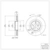 E-Line Blank Rotor, 2006-2020 Lexus/Toyota/Scion, Position: Front Left - image 4
