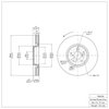 E-Line Blank Rotor, 2007-2011 Lexus/Toyota/Scion, Position: Front Left - image 4