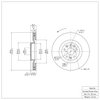 E-Line Blank Rotor, 2009-2011 Lexus/Toyota/Scion, Position: Front Left - image 3