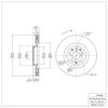E-Line Blank Rotor, 2009-2011 Lexus/Toyota/Scion, Position: Front Right - image 3