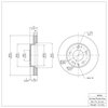 E-Line Blank Brake Rotor, 1995-2006 Ford/Lincoln/Mercury/Mazda, Position: Front - image 3