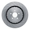 E-Line Dimpled Brake Rotor, 2007-2014 Mercedes-Benz, Position: Rear - image 2