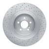 E-Line Dimpled Brake Rotor, 2007-2014 Mercedes-Benz, Position: Rear - image 4