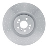 E-Line Dimpled Brake Rotor, 2007-2011 Mercedes-Benz, Position: Front - image 1