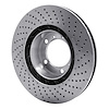 E-Line Drilled Rotor, 2009-2021 Audi/Porsche/Volkswagen, Position: Front Left