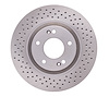 E-Line Drilled Brake Rotor, 2007-2008 Kia/Hyundai/Genesis, Position: Front - image 1