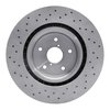 E-Line Drilled Brake Rotor, 2018-2021 Subaru, Position: Front - image 2