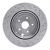 E-Line Drilled Brake Rotor, 2018-2021 Subaru, Position: Rear - image 1