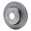 E-Line Drilled Brake Rotor, 2000-2006 Jaguar, Position: Rear - image 1