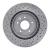 E-Line Drilled Brake Rotor, 2000-2006 Jaguar, Position: Rear - image 4