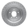 E-Line Drilled Brake Rotor, 2006-2013 GM, Position: Rear - image 3